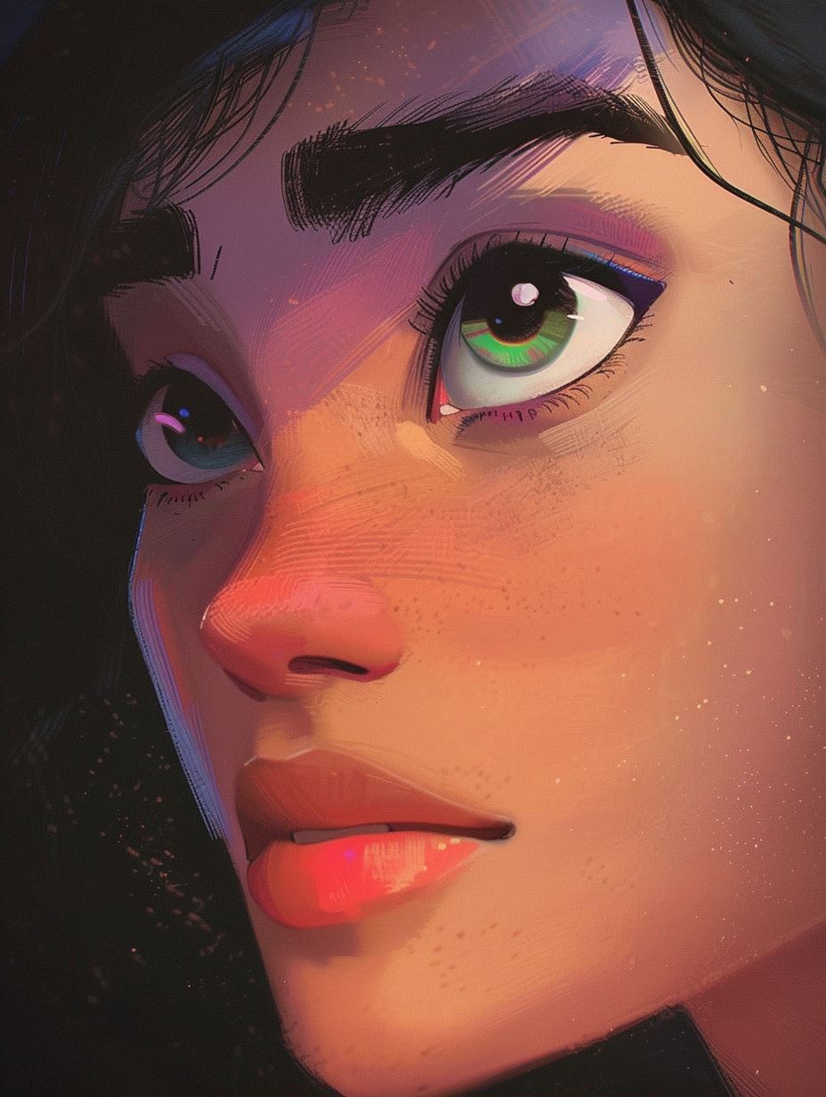 Neon Dream Gaze 2 - Image 1
