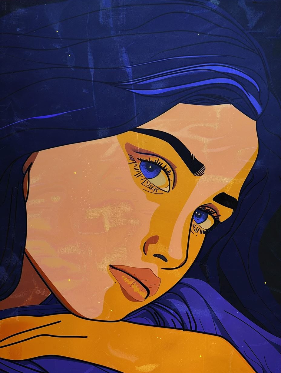 Golden Gaze Portrait - Image 3