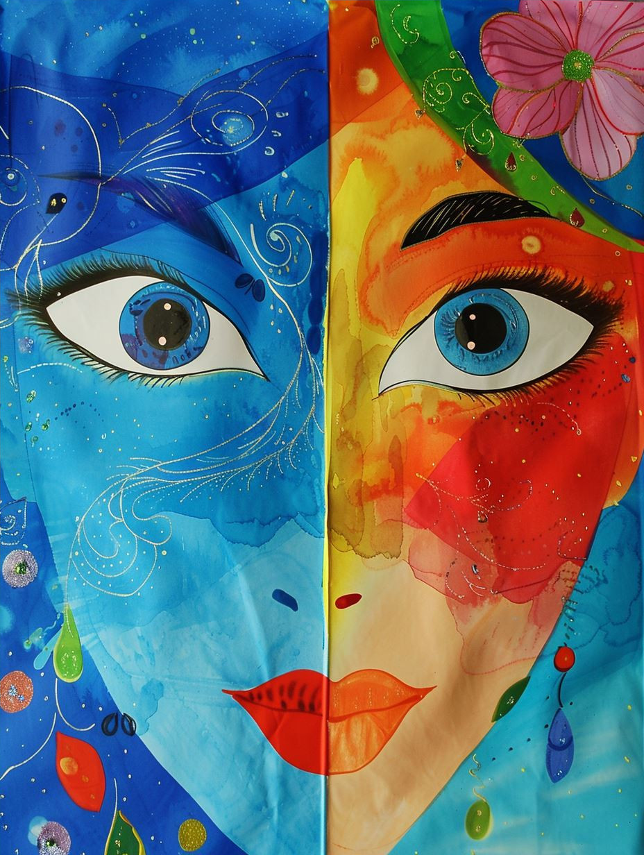 Ethereal Blue Eyed Slavic Portrait - Image 4