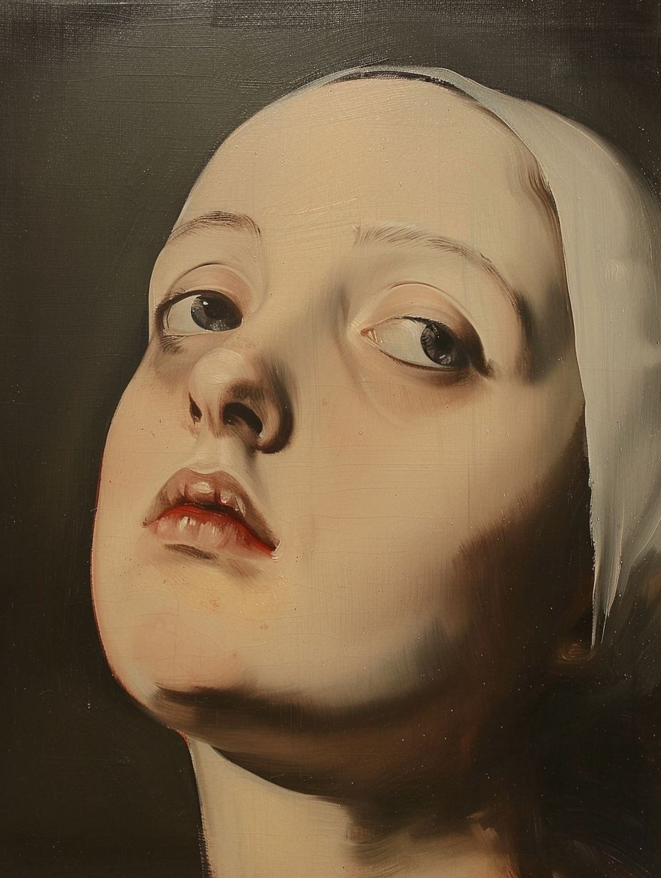 Ethereal Gazes: A Study of Feminine Portraits - Image 4