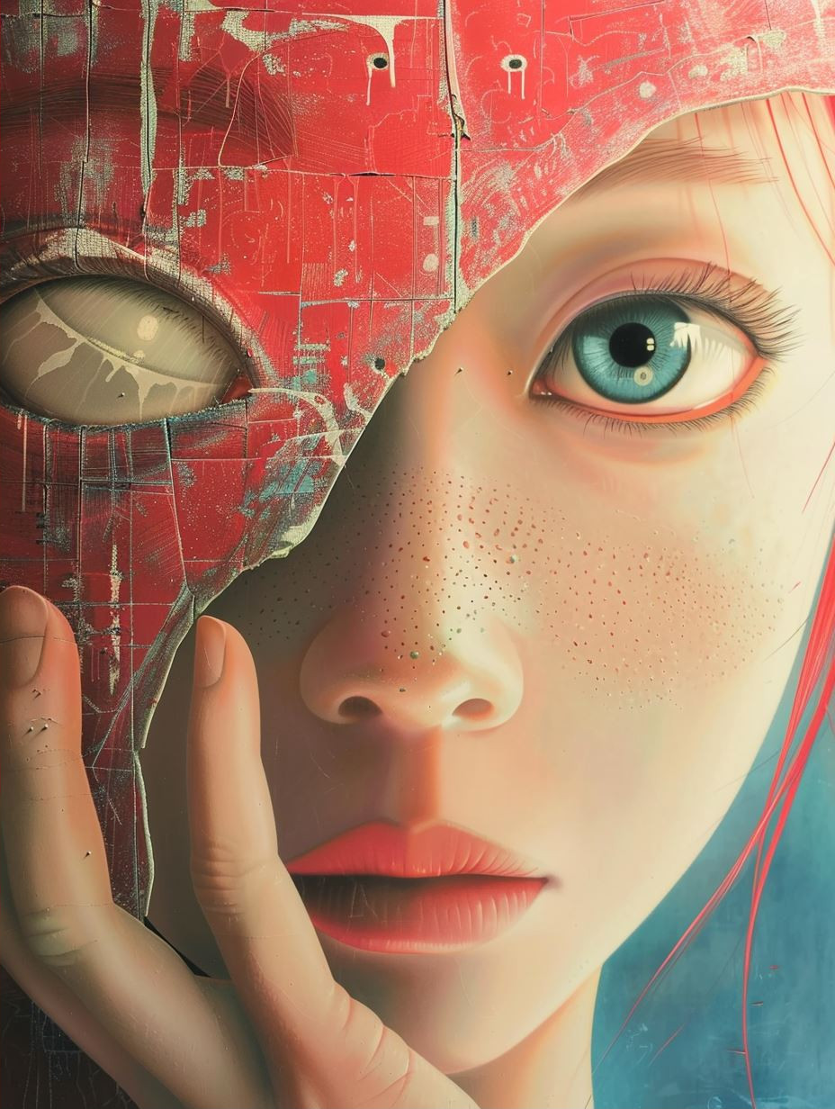 Ethereal Gaze of Digital Souls - Image 2