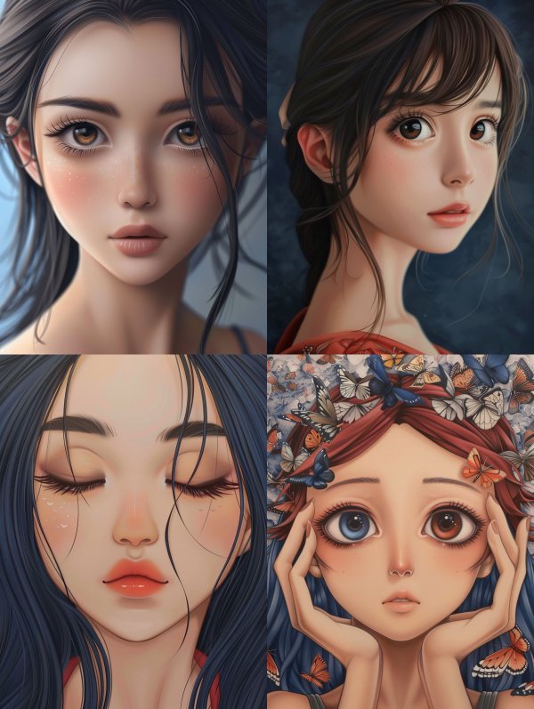 Ethereal Visions of Digital Beauty