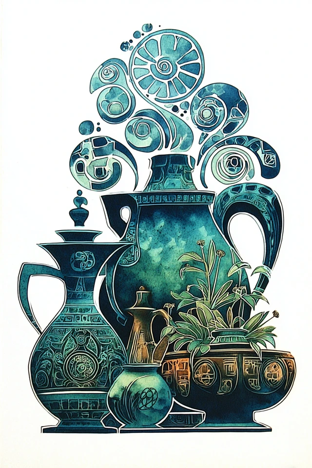 Azure Dream Spirals - Image 3