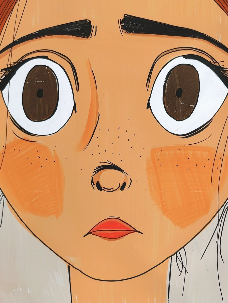 Soft Gaze Illustration - Image 4