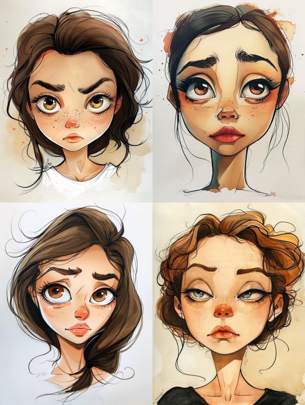 Emotional Digital Portrait Studies