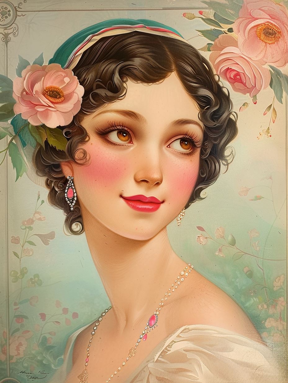 Vintage Floral Romance - Image 1