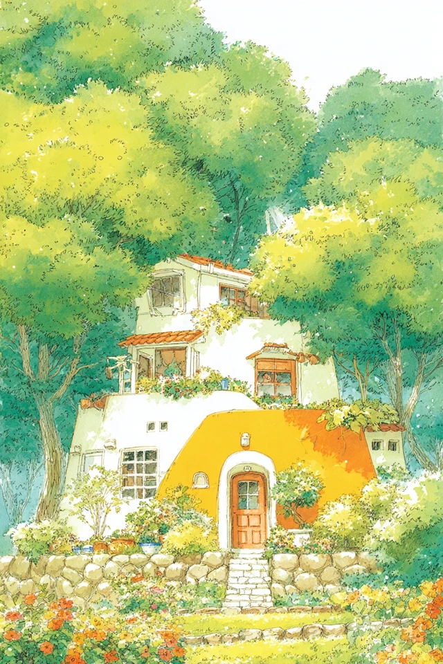 Sunlit Watercolor Youth - Image 6