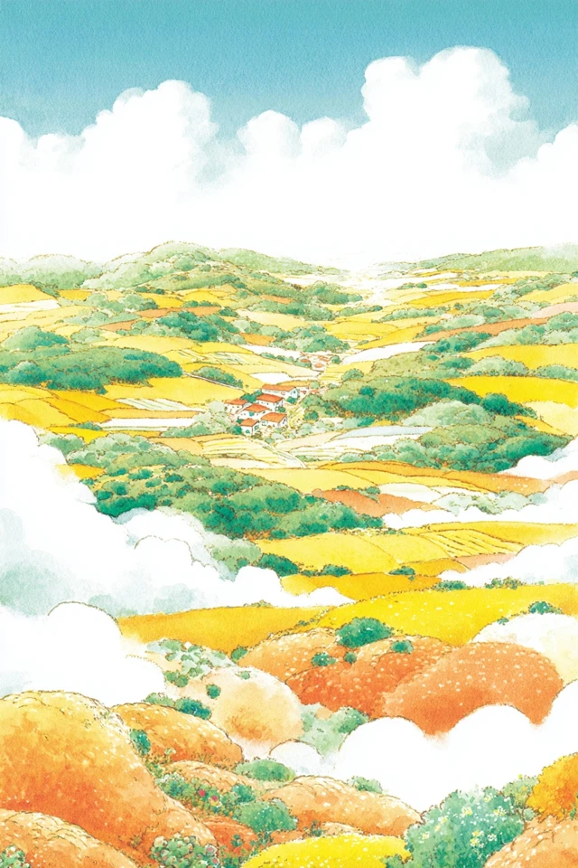 Sunlit Watercolor Youth - Image 2