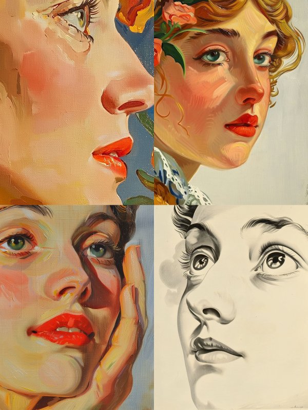 Sunlit Canvas Gaze