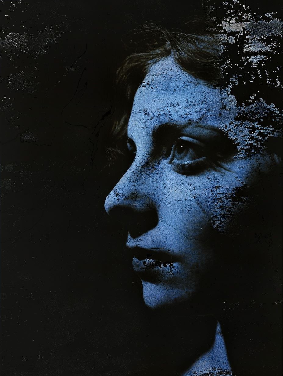 Ethereal Blue Nocturnal Gaze - Image 4