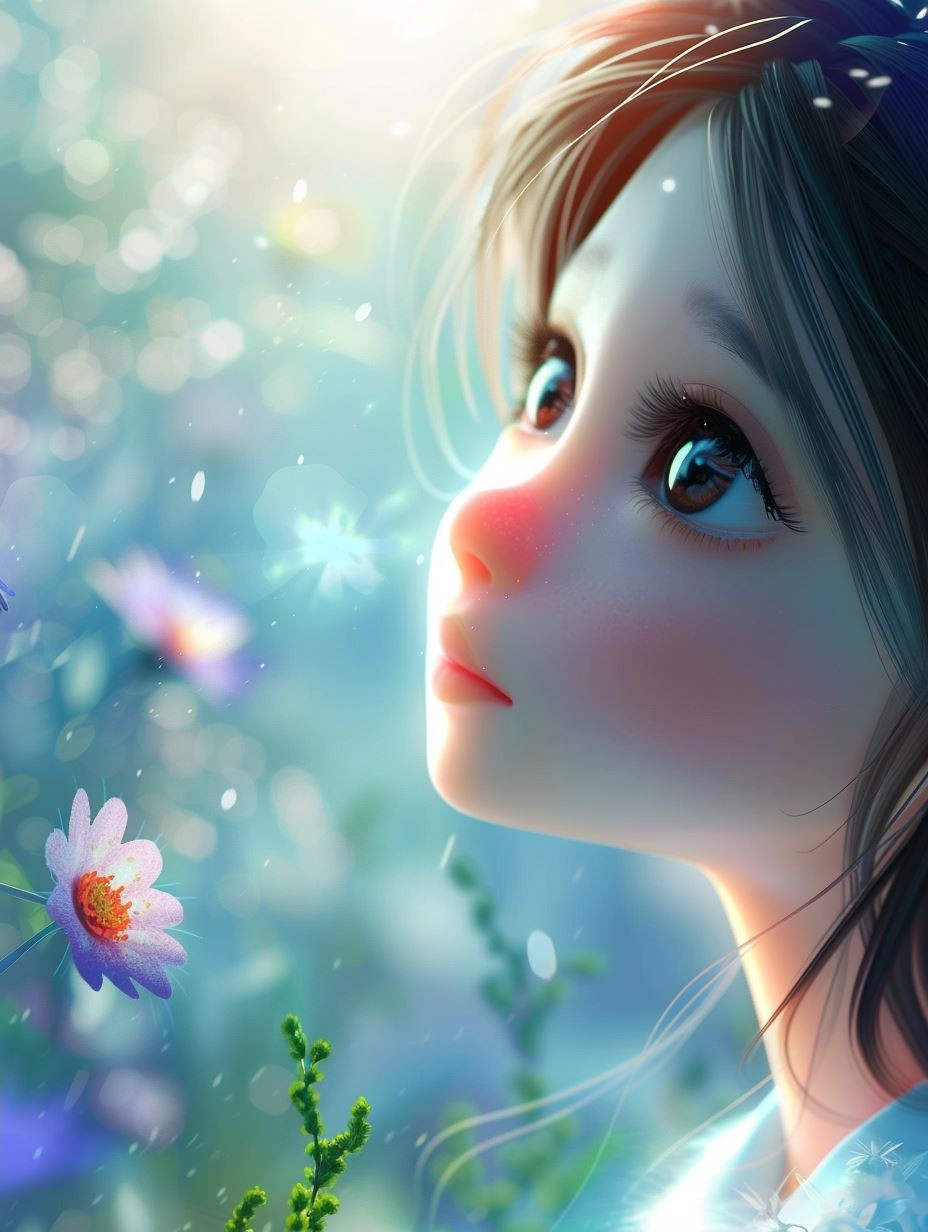 Ethereal Dreams of Digital Innocence - Image 2
