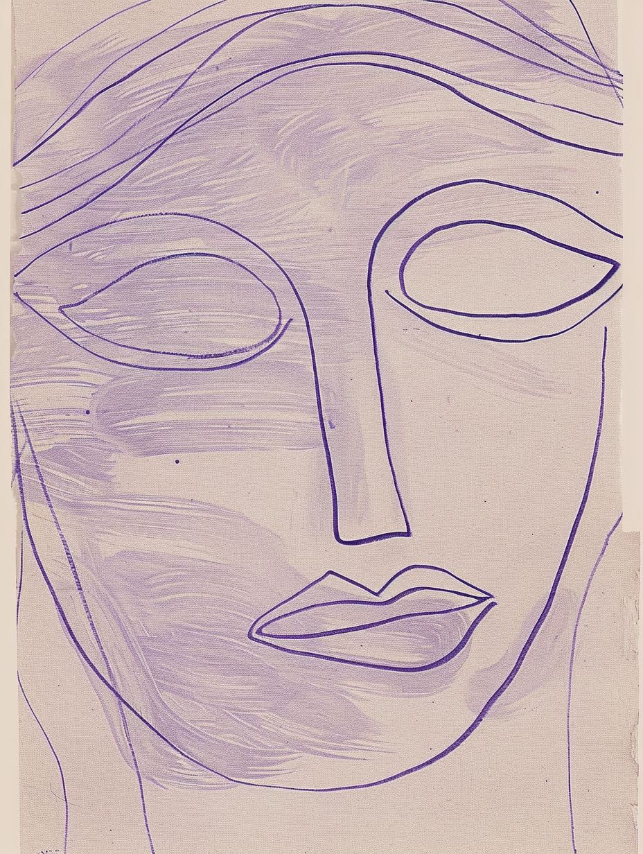 Minimalist Continuous Line Portraits - Image 1