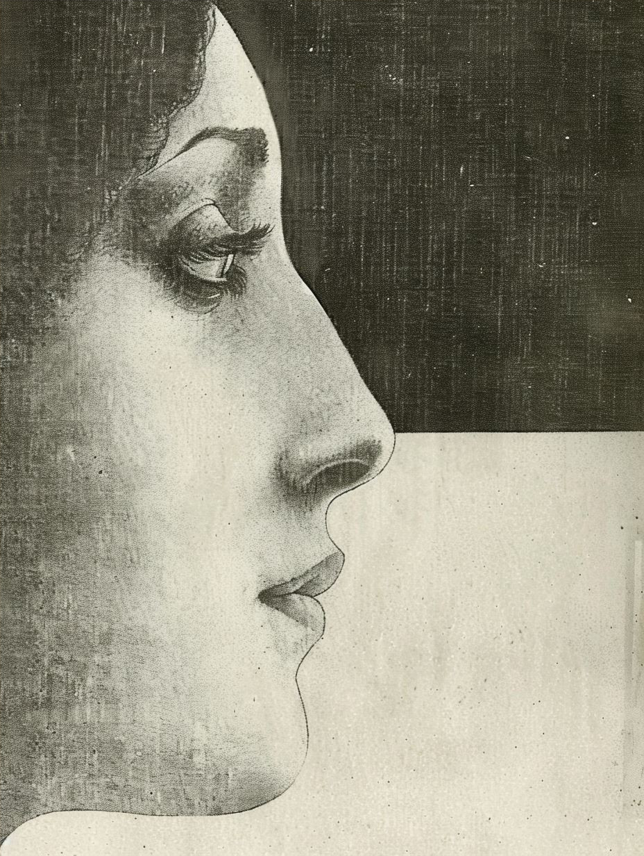 Ethereal Stippled Portrait of Serenity - Image 4