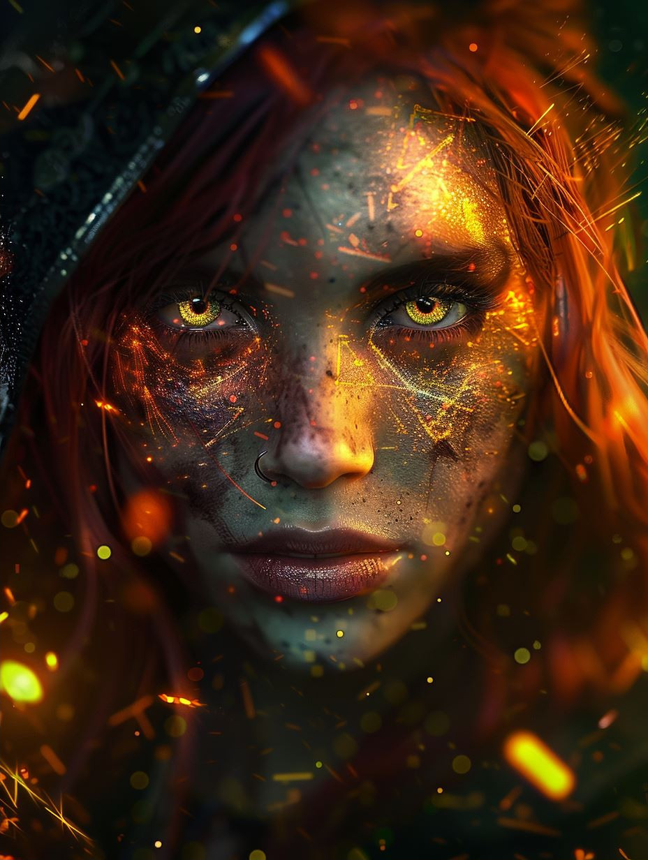 Molten Core Ethereal Portrait - Image 2