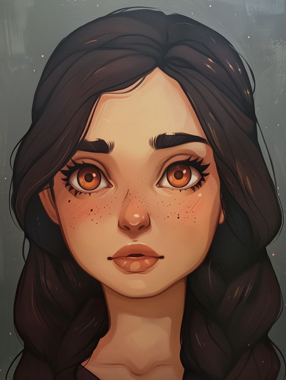 Digital Portrait Art Study - Image 2