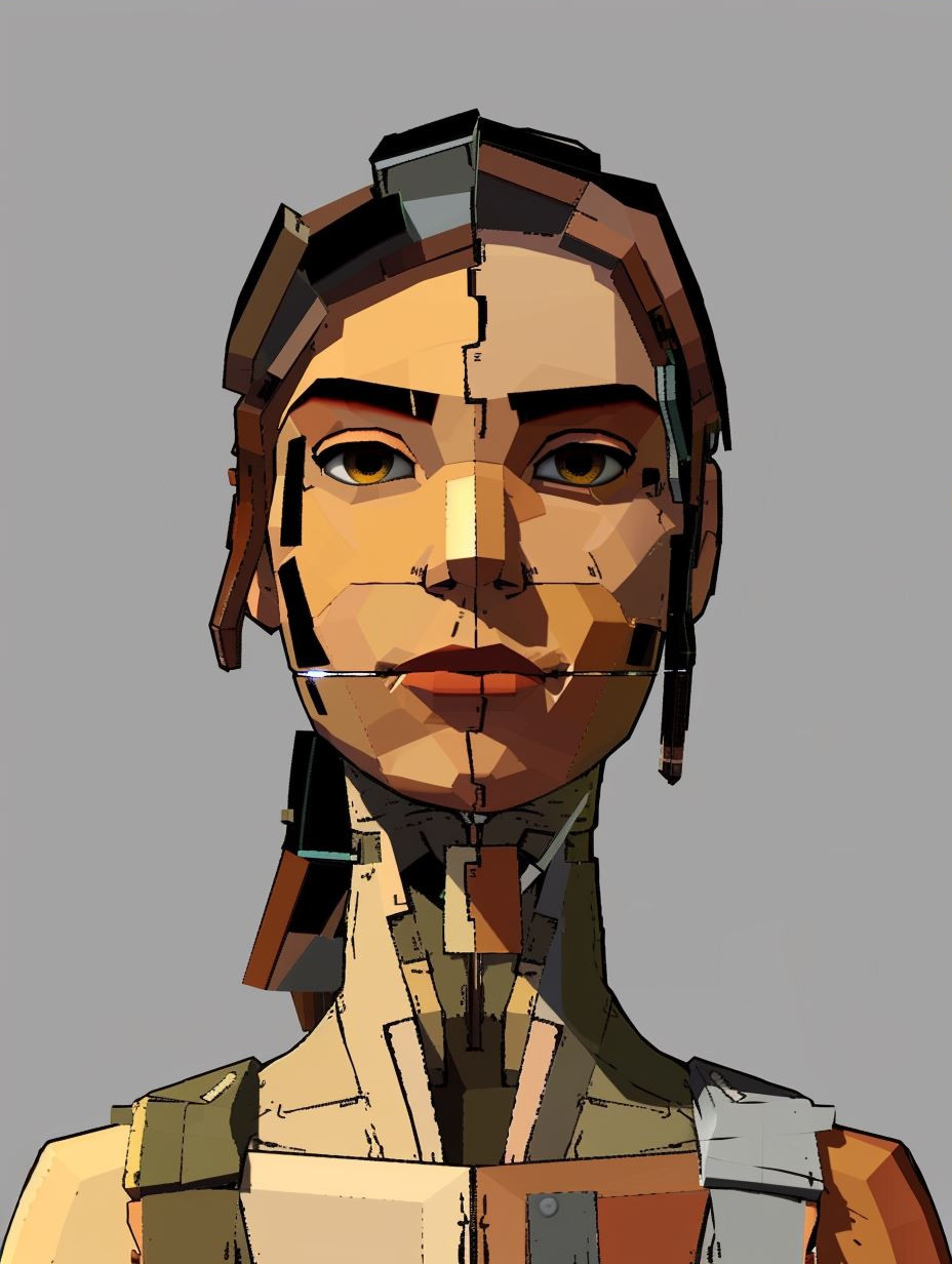 Angular Digital Portrait Studies - Image 3