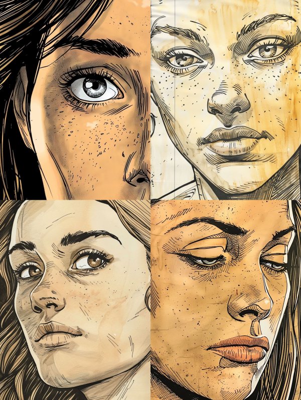 Ink and Ember Portrait