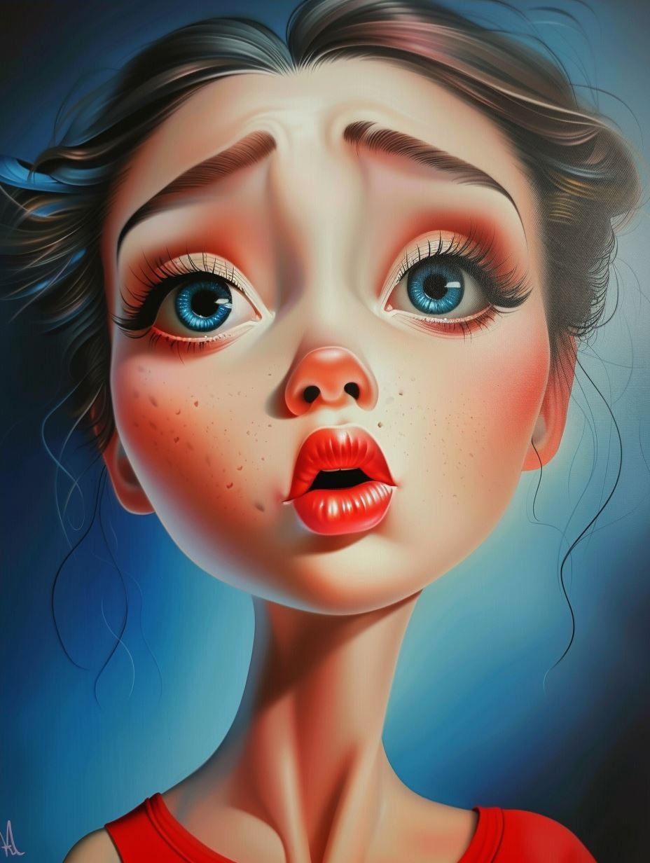 Ethereal Porcelain Doll Portrait - Image 4