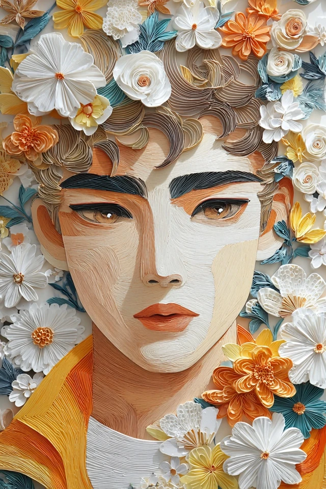 Paper Art Dreams: A Floral Journey - Image 1
