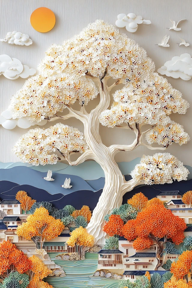 Paper Art Dreams: A Floral Journey - Image 5