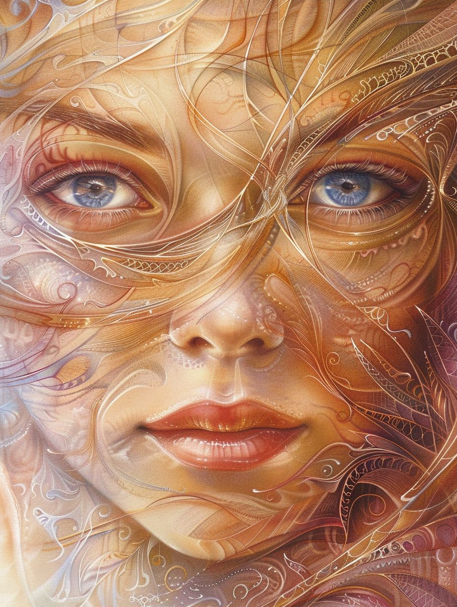 Ethereal Swirls of Divine Beauty - Image 3