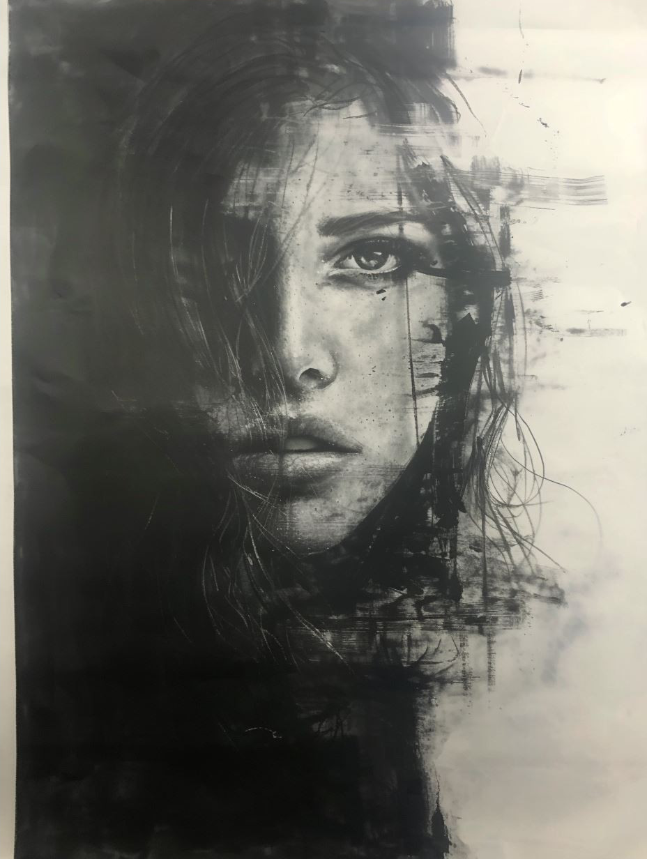 Ethereal Gaze in Oil - Image 4