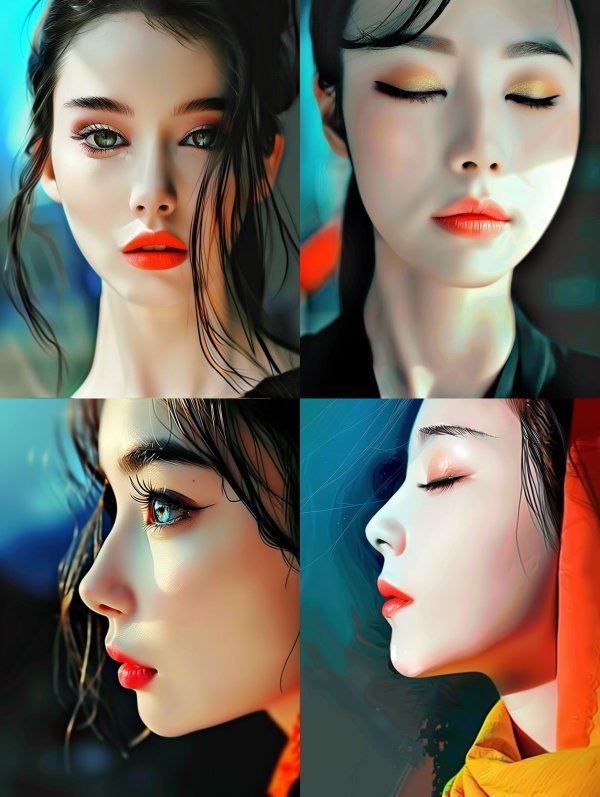 Ethereal Portraits of Serene Asian Beauty