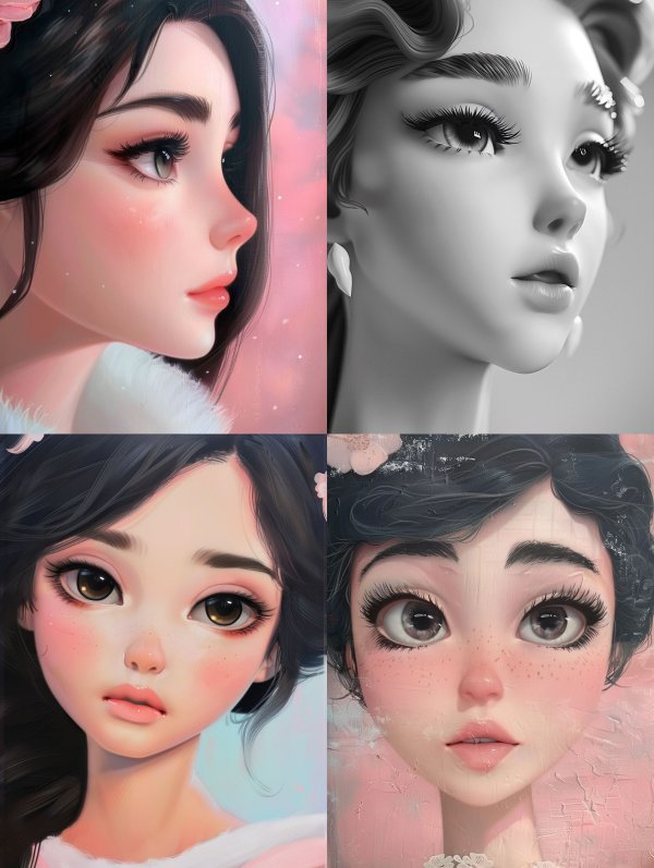 Ethereal Visions of Digital Beauty