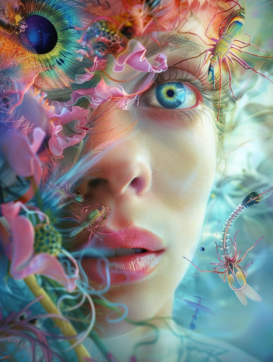 Celestial Dreamscape Portrait - Image 3
