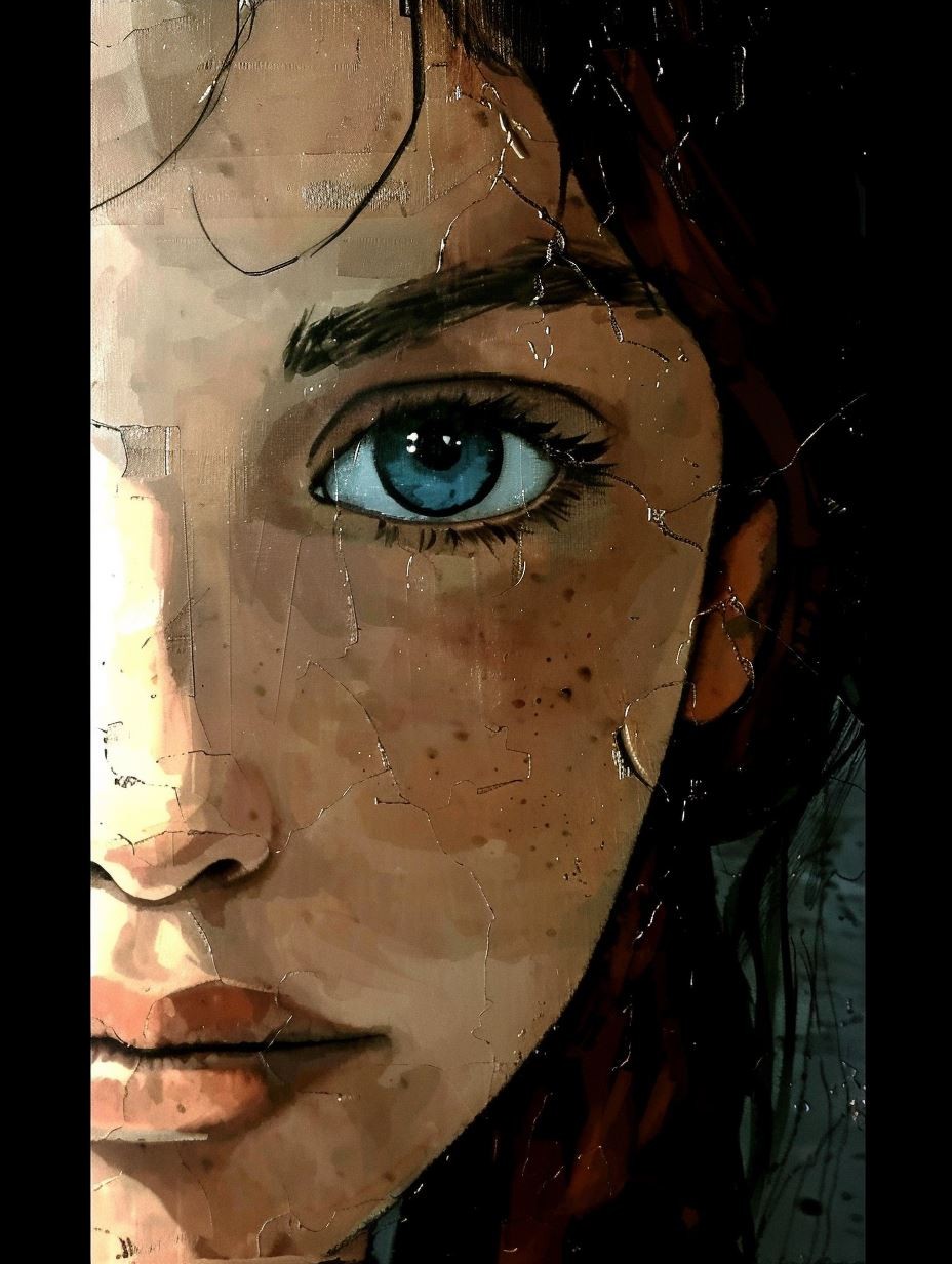 Fragmented Gazes: A Study in Blue - Image 3