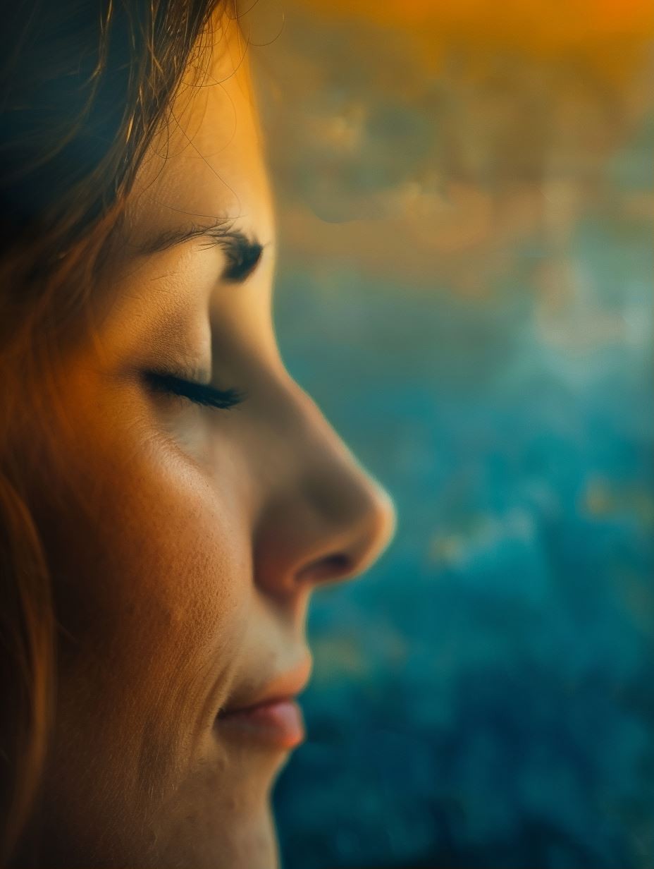 Golden Hour Serenity Portrait