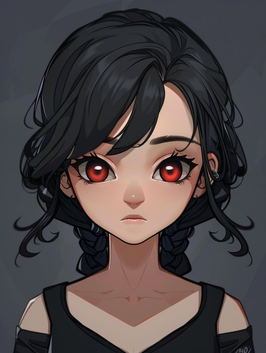 Crimson Gaze Cyberpunk - Image 2