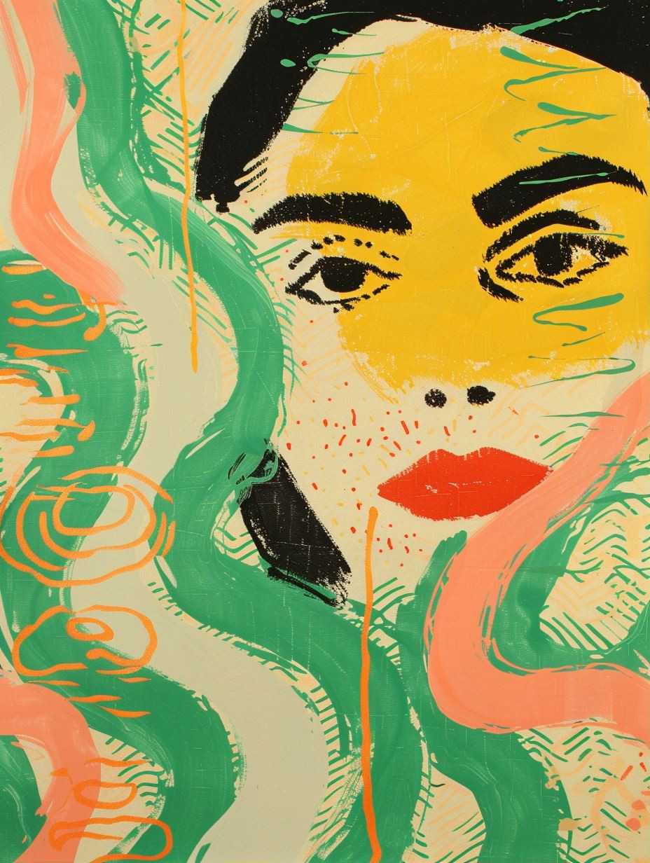 Vibrant Faces of Abstract Emotion - Image 1
