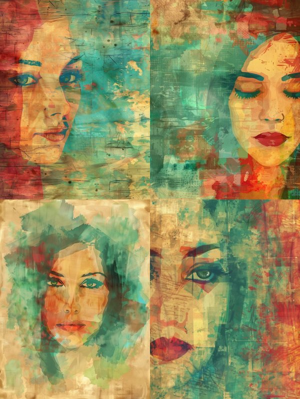Abstract Distorted Gaze