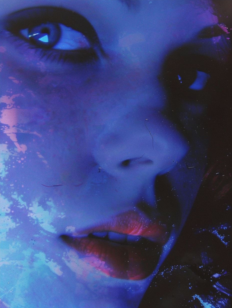 Ethereal Neon Cybernetic Portraits - Image 4