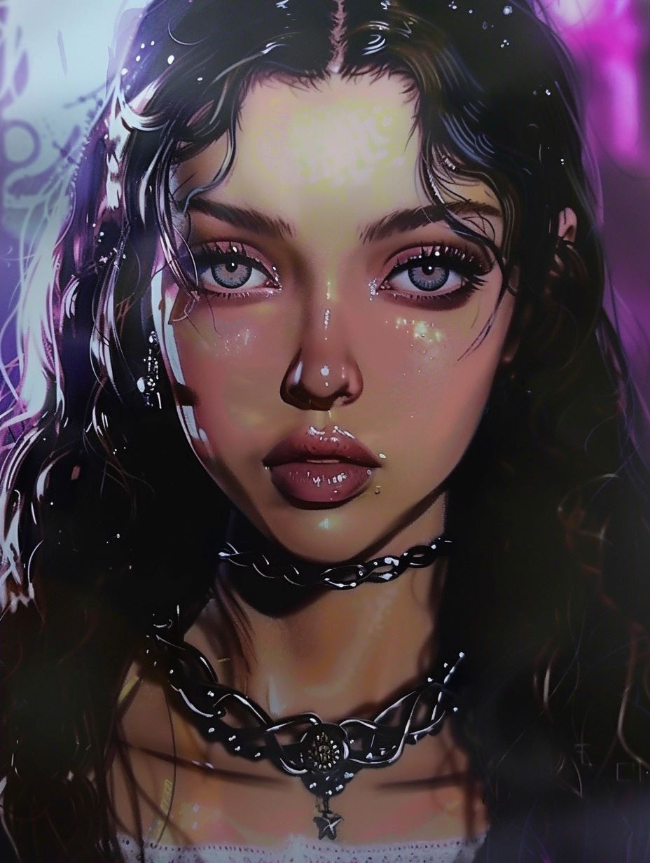 Neon Ethereal Gaze - Image 2