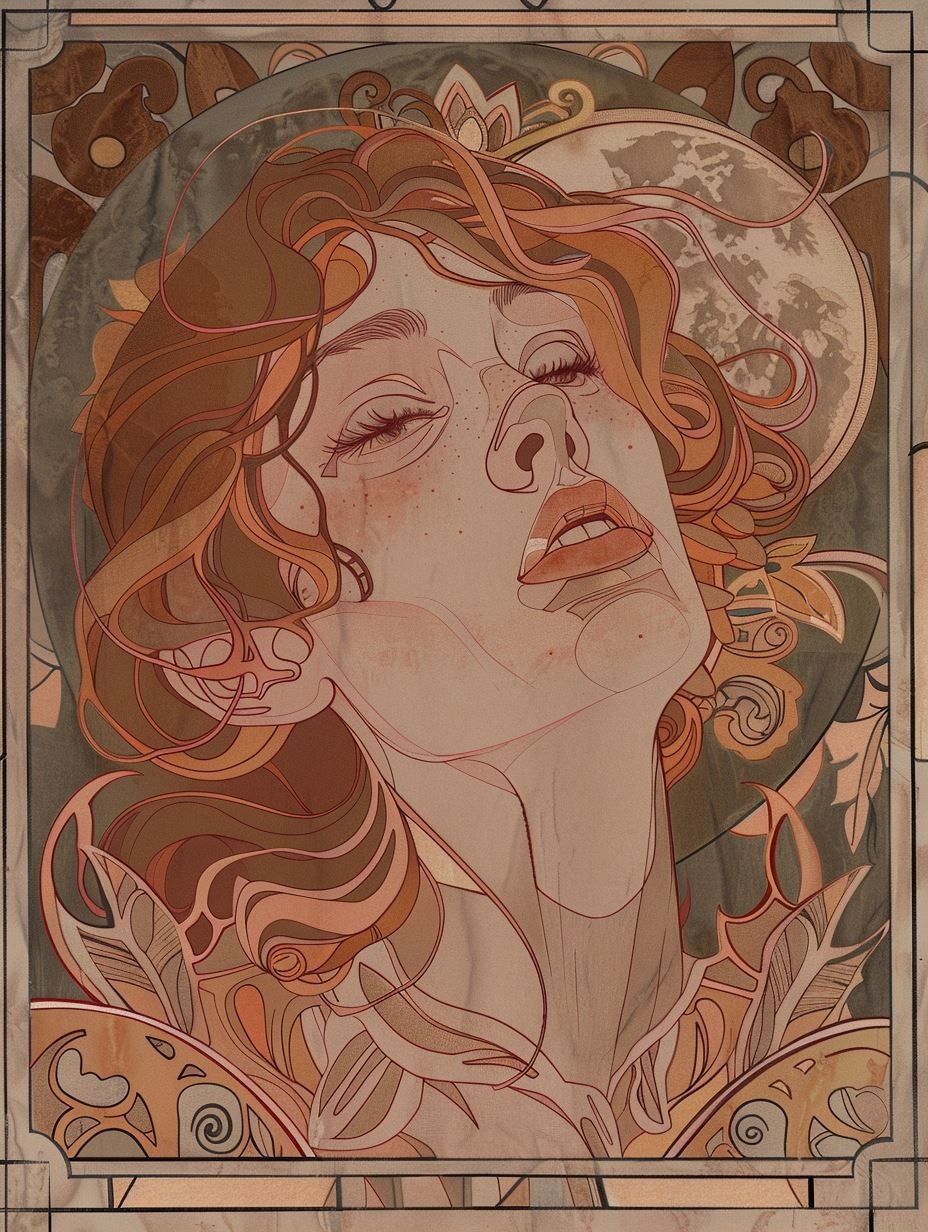 Ethereal Art Nouveau Portraits - Image 1
