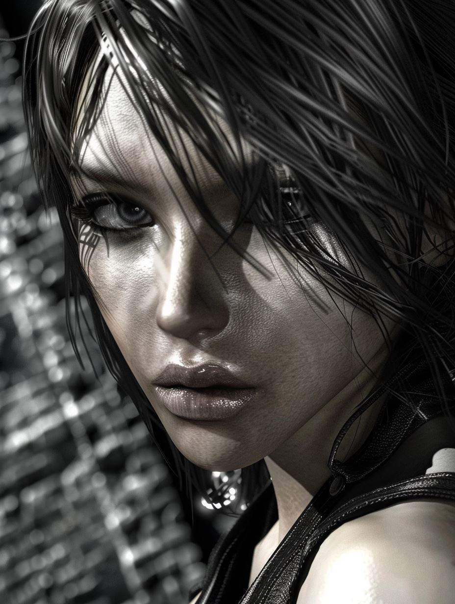 Melancholy Shadows in Monochrome - Image 1