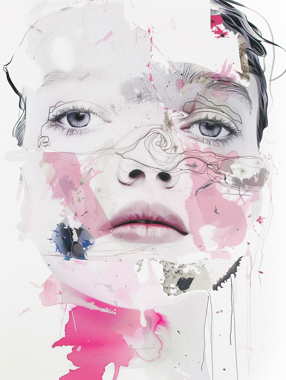 Abstract Ethereal Pink Portraits - Image 4