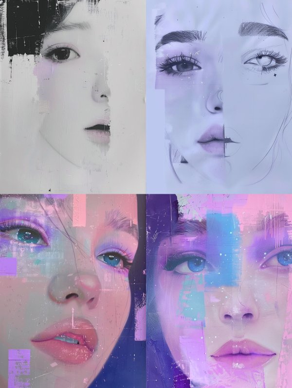 Fragmented Visions of Feminine Beauty