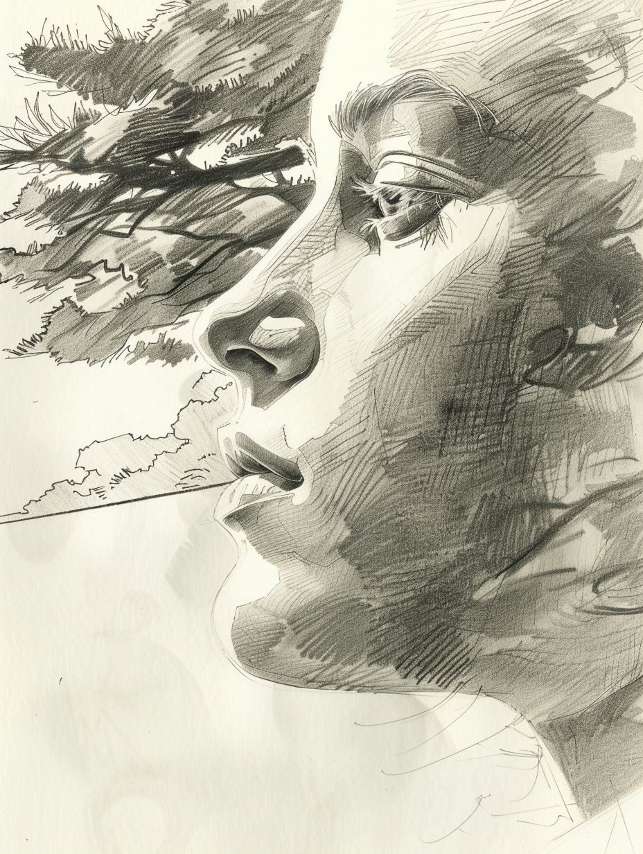 Whispers of Graphite: A Portrait Study - Image 1