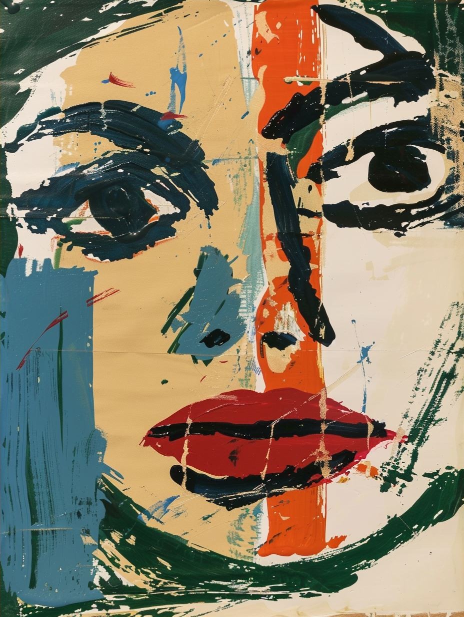 Abstract Expressionist Muse - Image 4