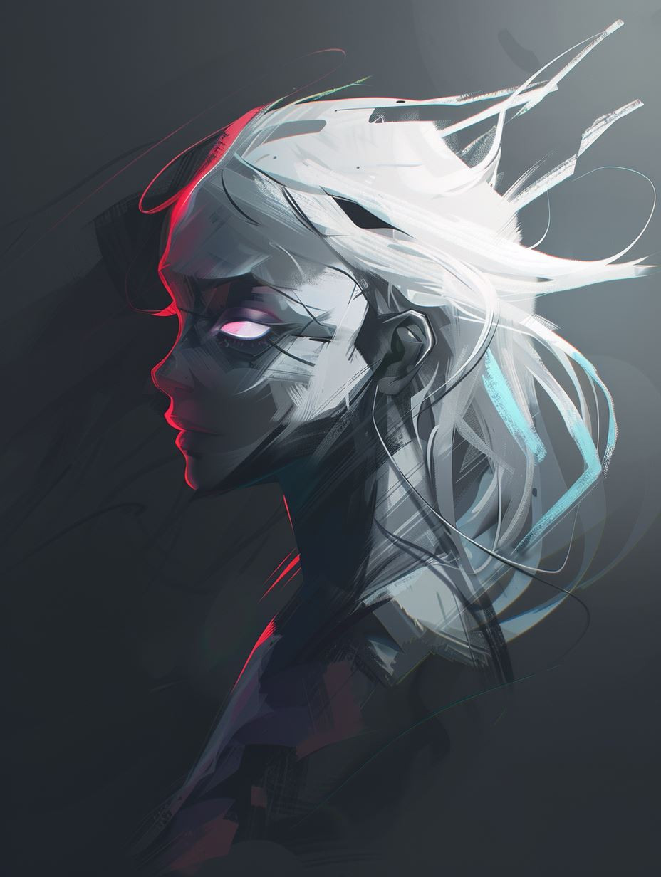 Neon Veins Cybernetic Soul - Image 3