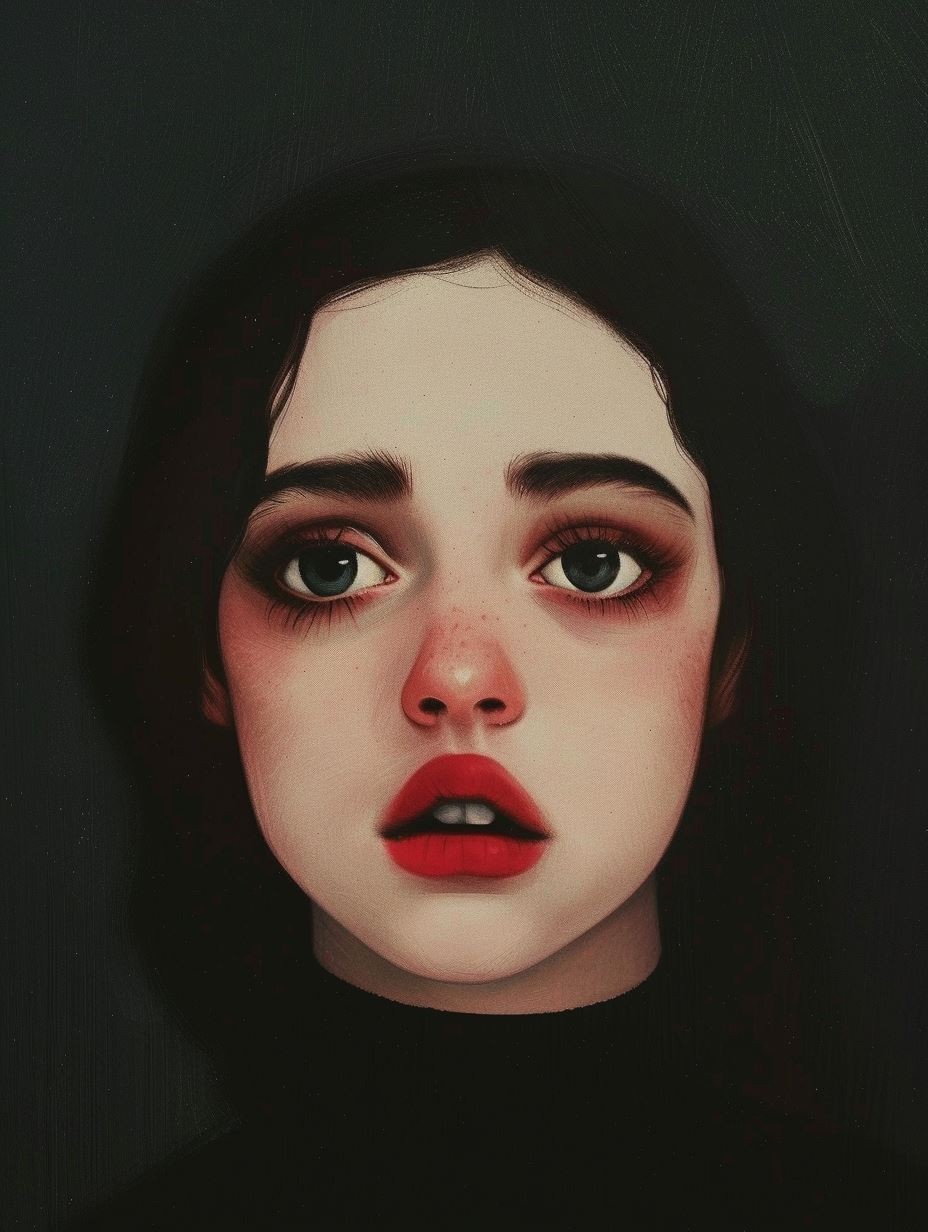 Crimson Velvet Elegance - Image 3
