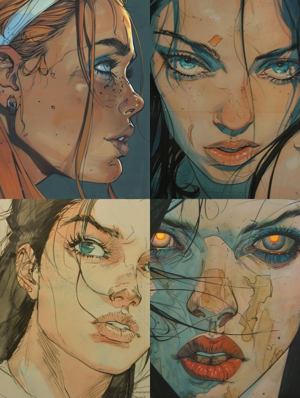 Four Visions of a Gaze