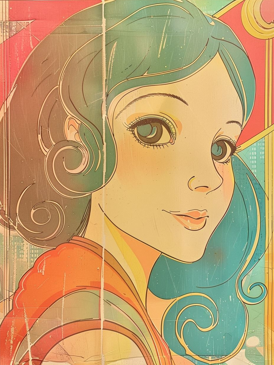 Vintage Pastel Portrait Studies - Image 4