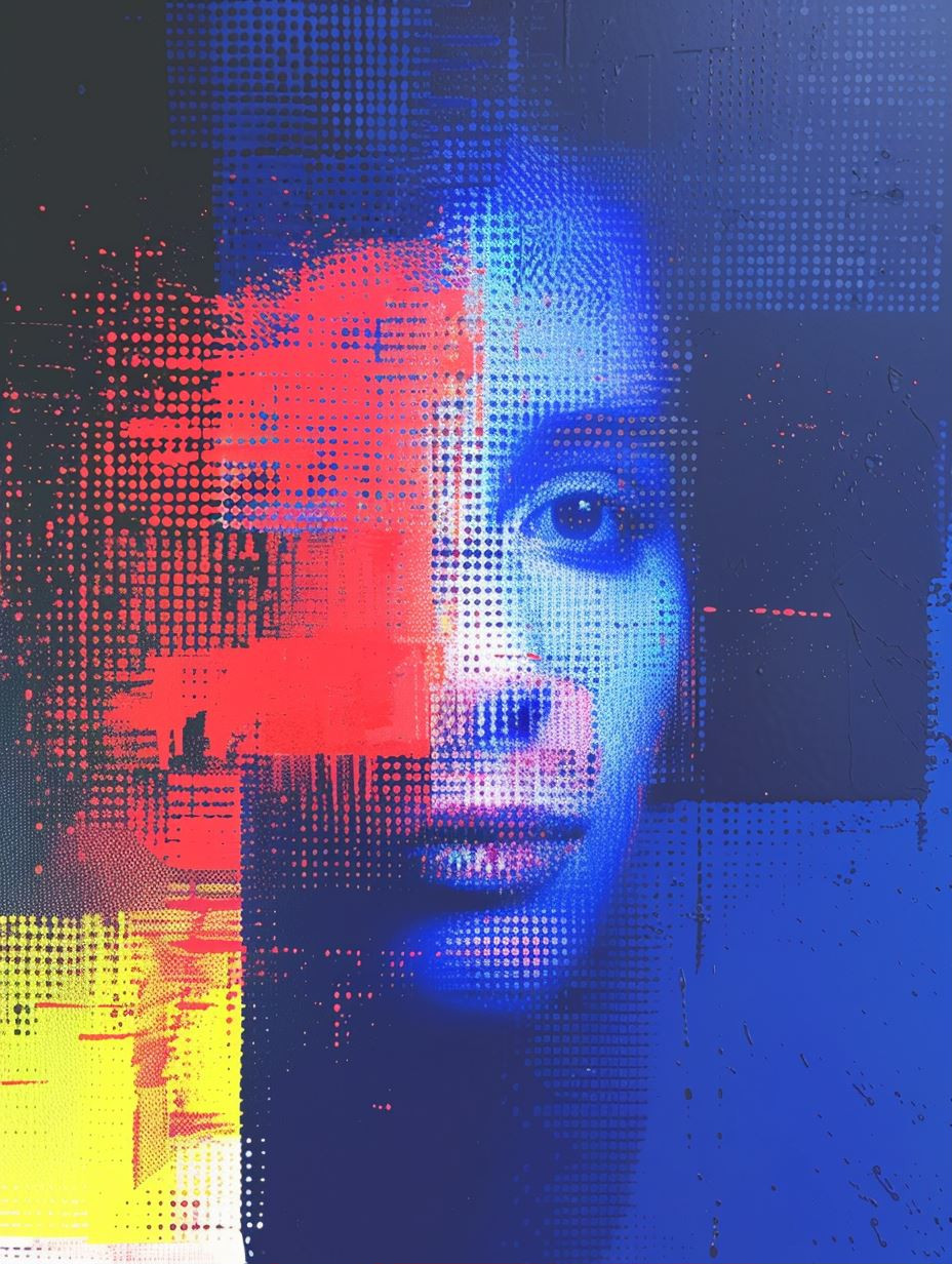 Fragmented Neon Soul Portraits - Image 1