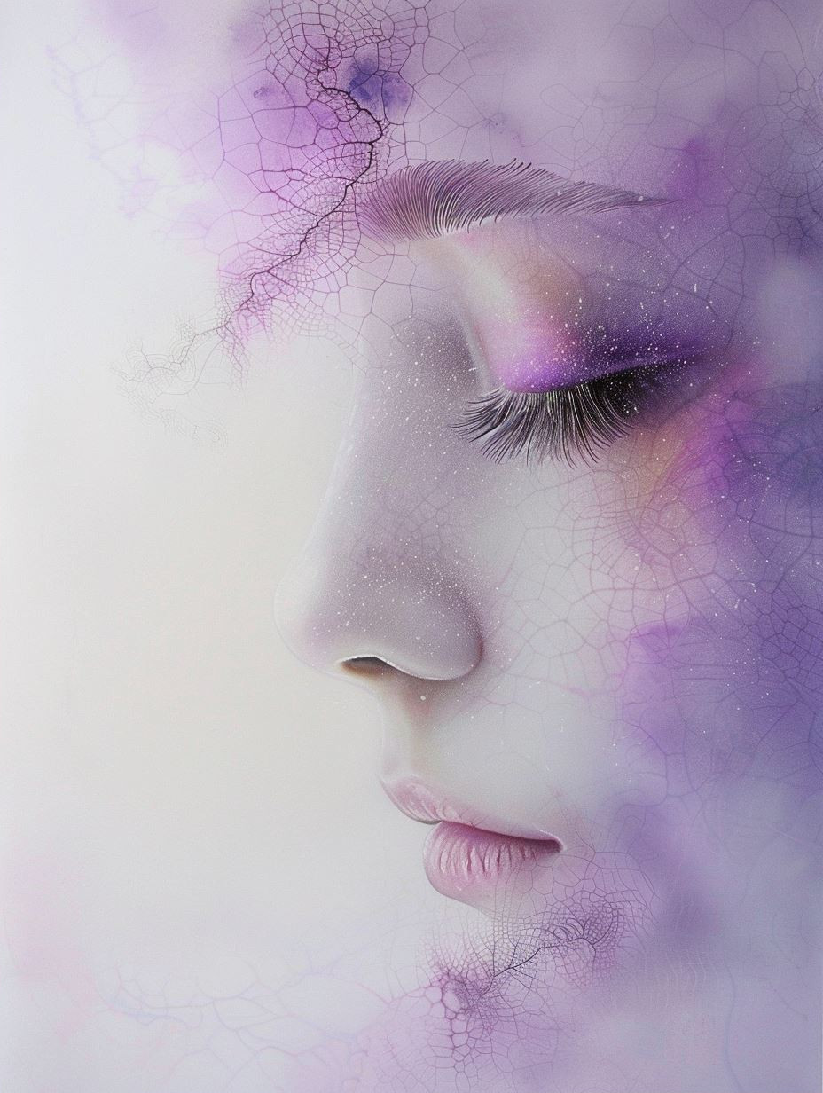 Ethereal Lavender Floral Dreams - Image 2