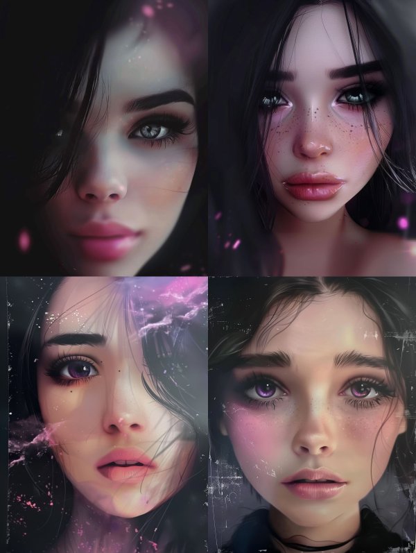 Ethereal Visions of Digital Beauty