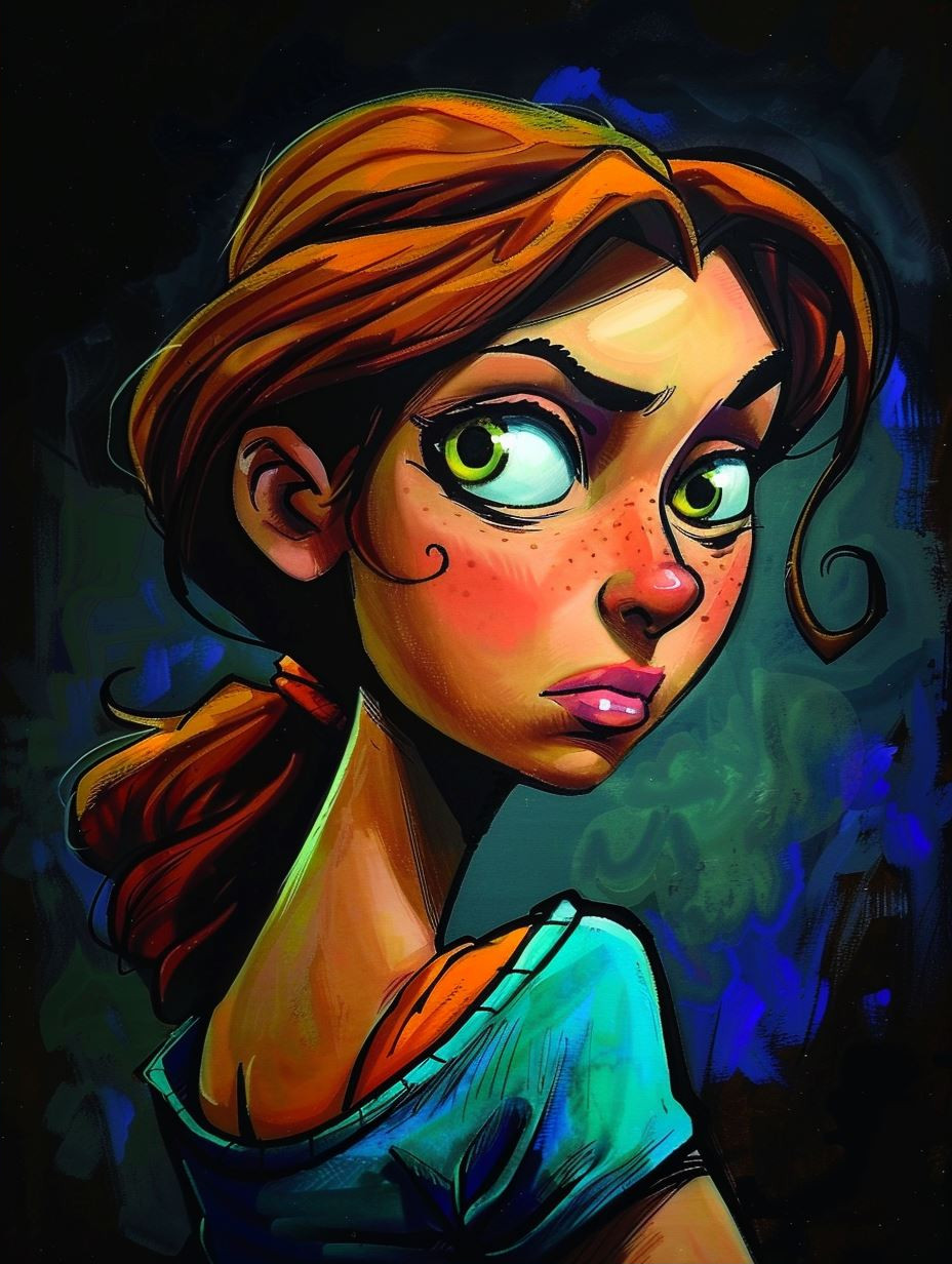 Whimsical Portraits of Expressive Stylized Women - Image 2